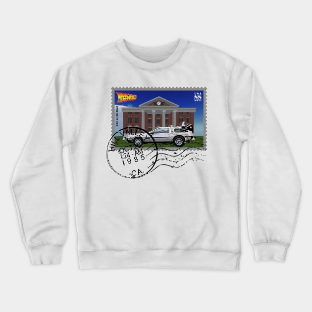 BACK TO THE FUTURE - BTTF DAY STAMP Crewneck Sweatshirt by kooldsignsflix@gmail.com